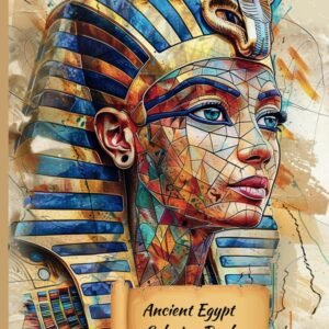 Ancient Egypt Coloring Book: Enchanting Designs for Adults Inspired by Egyptian Figures – Discover Mesmerizing Patterns, 3D Depth, and Geometric Wonders that Challenge Perception and Spark Creativity.