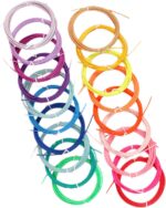 Angoily 20 Rolls Pcl Filament 3D Printer Material 3D Pen Filament Refills Low Temperature Extrusion
