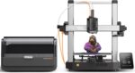 Anycubic Kobra 3 Combo, Multi Color 3D Printer with ACE Pro, Max 600mm/s High Speed, Intelligent Filament Drying Nozzle Clog Detection, 250 * 250 * 260mm Size