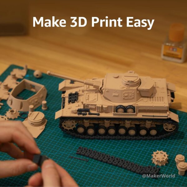Bambu Lab A1 Mini 3D Printer, Support Multi-Color 3D Printing, Set Up in 20 Mins, High Speed & Precision, Full-Auto Calibration & Active Flow Rate Compensation, ≤48 dB Quiet FDM 3D Printers - Image 2