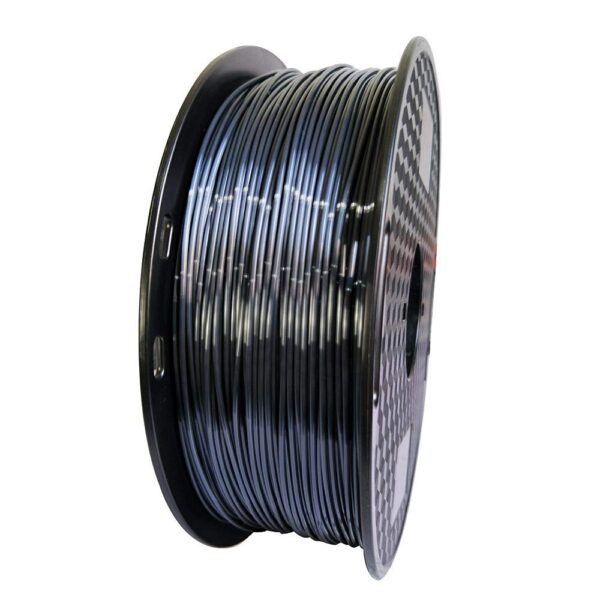 CC3D Silk Black PLA Filament 1.75mm 1KG 3D Printing Filament Silky Black Gloss Shiny Metallic PLA Black 3D Printer Material FDM 3D Printer - Image 2