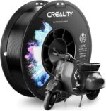 CREALITY PETG Filament 1.75mm 3D Printer Filament, 1kg (2.2lb) Neatly Wound Spool, Dimensional Accuracy ±0.03mm, Fit for Ender, Bambu Lab, Anycubic,ELEGOO FDM Printers, Black