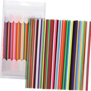 Cabilock Pen Filament Replacements 110pcs Assorted Colors 2.5mm Precision Safe Low-Temperature Multi Filament