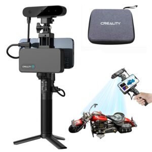 Creality CR Scan Ferret Pro 3D Scanner for 3D Printing, Handheld Wireless 3D Scanner with RGB Camera, 0.1mm Accuracy, Anti-Shake Tracking, Compatible with PC, iOS, Android