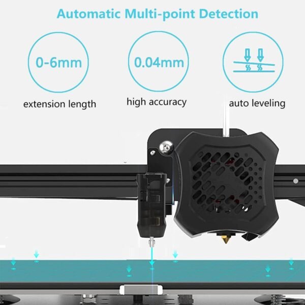 Creality CR Touch Auto Bed Leveling Sensor Kit for 3D Printer with Metal Push Pin for Ender 3/Ender 3 V2/Ender 3 Pro/3 Max/Ender 5 pro/CR-10 with 32 Bit V4.2.2/V4.2.7 Mainboard - Image 2