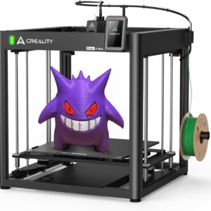 Creality Ender-5 Max 3D Printer, 400x400x400mm Large Build Volume, 700mm/s High-Speed Printing, 36-Point Auto Leveling, LAN Multi-Device Control, Professional FDM 3D Printing