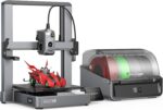 Creality Hi Combo 3D Printer, Multi Color 3D Printer with CFS, 500mm/s High Speed Auto-Leveling Automatic Filament Reading Clog-Free Extruder 95% Pre-Assemble All-Metal Body 10.24×10.24×11.81inch