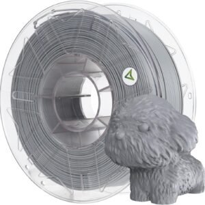 Creality Hyper PLA Filament 1.75mm, RFID 3D Printer Filament for High-Speed Printing up to 600mm/s, ±0.03mm Accuracy, 1KG/Spool (2.2lbs), 3D Printing Filament for Most 3D Printers (Grey)