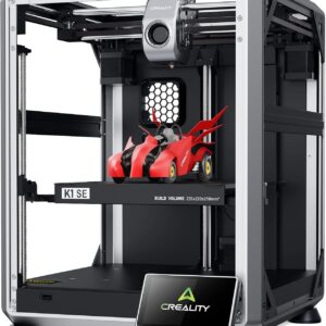 Creality K1 SE 3D Printer, 2024 New Version 600mm/s High-Speed Hands-Free Auto Leveling Flagship-Level Direct Extruder Quick-swap Tri-Metal Nozzle K1 Upgrade 3D Printer