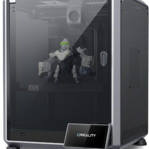 Creality K1C 3D Printer, 2024 New Version 3D Printers with 600mm/s Fast Printing Speed and Clog-Free Direct Extruder, Support 300℃ Printing and Carbon Fiber Filaments, Auto Leveling and AI Camera