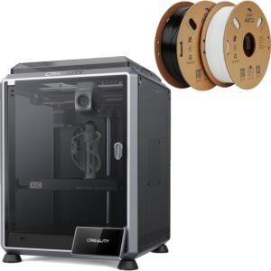 Creality K1C 3D Printer Bundle with Creality Ender Fast PLA Filament 1.75mm Bundle 2kg(Black & White)