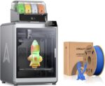 Creality K2 Plus Combo 3D Printer 350x350x350mm Build Volume with 16-Color Printing and Creality Hyper PLA Blue Filament