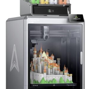 Creality K2 Plus Combo 3D Printer, Multicolor 3D Printer Machine with CFS, Dual Camera, 600mm/s Printing Speed, Next-Gen Direct Drive Extruder, 350mm*350mm*350mm Printing Volume