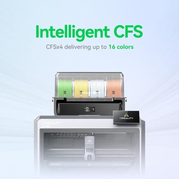 Creality K2 Plus Combo 3D Printer, Support Multi-Color 3D Printing with CFS, 600mm/s Max High-Speed Printing, Fully Assembled Auto Leveling and ≤45 dB Quiet 3D Printers (K2 Plus Combo) - Image 2
