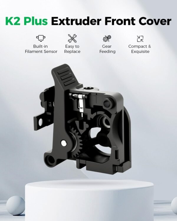 Creality Official K2 Plus Extruder Front Cover, Support 1.75mm Filament, Extruder Part Replacement for 3D Printer K2 Plus Combo - Image 2