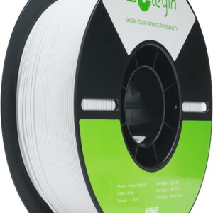 Cregrant3D Soleyin Filament 1.75mm Ultra PLA Filament for 3D Printing High Speed 30-300mm/s Accuracy +/- 0.02mm, 1kg Spool (2.2lbs), Fit Most FDM 3D Printer, Soleyin by Creality Filament, PLA White