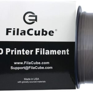Dark/Deep Brown(Coffee/Chocolate) 1.75mm PLA 3D Printer Filament - 1kg FilaCube PLA 2 1.75 mm Plastic 3-D Printing Filament Supplies Pack 3D Pen Filament Refills [Made in USA] Plus Pro tan PLA+