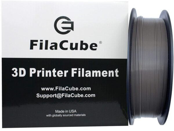 Dark/Deep Brown(Coffee/Chocolate) 1.75mm PLA 3D Printer Filament - 1kg FilaCube PLA 2 1.75 mm Plastic 3-D Printing Filament Supplies Pack 3D Pen Filament Refills [Made in USA] Plus Pro tan PLA+