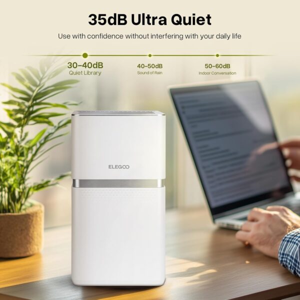 ELEGOO Marsmate Air Purifier, Large Size, Ultra-Quiet, Compatible with Saturn 4 Ultra/Saturn 4/ Saturn 3 Ultra/Saturn 2/ Mars 5 3D Printers - Image 2
