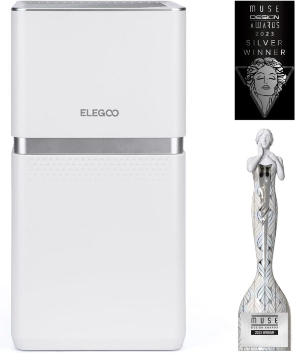 ELEGOO Marsmate Air Purifier, Large Size, Ultra-Quiet, Compatible with Saturn 4 Ultra/Saturn 4/ Saturn 3 Ultra/Saturn 2/ Mars 5 3D Printers