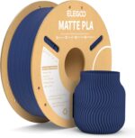 ELEGOO Matte PLA Filament Navy Blue 1KG, 1.75mm 3D Printer Filament Dimensional Accuracy +/- 0.02mm, 1kg Carboard Spool (2.2lbs) for Most FDM 3D Printers