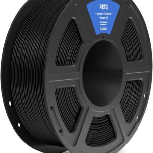 ELEGOO PETG Filament 1.75mm Black 1KG, 3D Printer Filament Dimensional Accuracy +/- 0.02 mm, 1kg Spool(2.2lbs) Fits for Most FDM 3D Printers