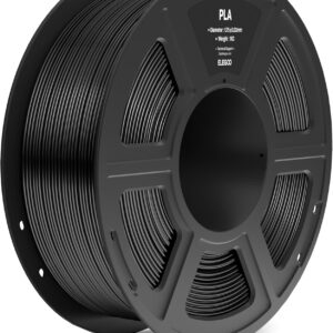 ELEGOO PLA Filament 1.75mm Black 1KG, 3D Printer Filament Dimensional Accuracy +/- 0.02mm, 1kg Spool(2.2lbs) Fit Most FDM 3D Printers