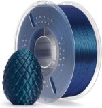 ELEGOO PLA Filament 1.75mm Galaxy Peacock Blue 1KG, Shiny 3D Printer Filament Dimensional Accuracy +/- 0.02mm, 1kg Spool(2.2lbs) 3D Printing Filament for Most FDM 3D Printers