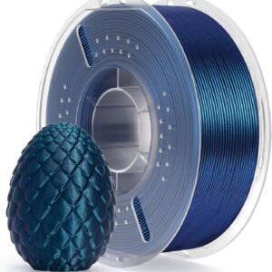 ELEGOO PLA Filament 1.75mm Galaxy Peacock Blue 1KG, Shiny 3D Printer Filament Dimensional Accuracy +/- 0.02mm, 1kg Spool(2.2lbs) 3D Printing Filament for Most FDM 3D Printers