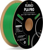 ELEGOO PLA PRO Filament 1.75mm Green 1KG, 30-250mm/s Printing Speed Improved Rigidity 3D Printer Filament Dimensional Accuracy +/- 0.02mm, 1kg Spool (2.2lbs)