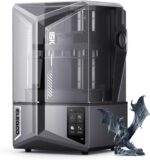 ELEGOO Saturn 4 Ultra 16K Resin 3D Printer with 10" 16K Mono LCD and Flip-up Lid, Smart Tank Heating at 30?, 150mm/h High Speed Printing, Large Printing Size of 8.33x4.66x8.66 Inches