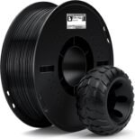 ELEGOO TPU Filament 1.75mm Black 1KG, 95A Flexible Soft 3D Printing Filament 1KG Spool(2.2lbs) Fits for Most FDM 3D Printers
