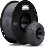 ELEGOO TPU Filament 1.75mm Gray 1KG, 95A Flexible Soft 3D Printing Filament 1KG Spool(2.2lbs) for Most FDM 3D Printers