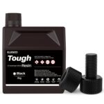 ELEGOO Tough Resin, 3D Printer Resin with High Impact Resistance and High Toughness, High Precision 3D Printing Resin for High Performance Printing, 3D Resin for DLP LCD 3D Printers, Black 2000g