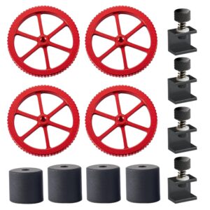Ender-3 V2 Bed Leveling Kit: with Silicone Column Solid Mounts Compatible with Ender 3/ Pro/, Ender-5/5 Plus/5 Pro, CR-10, CR-10 V2 3D Printers, Easy to Install and Remove