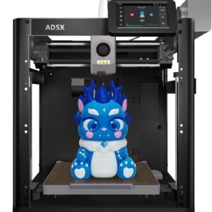 FLASHFORGE AD5X 3D Printer,Smart Multi-Color 3D Printer with IFS,Max 600mm/s High Speed 4 Colors Printing,Fully Auto Leveling,300°C Direct Extruder,for PLA-CF,PETG-CF,Print Size 220x220x220mm