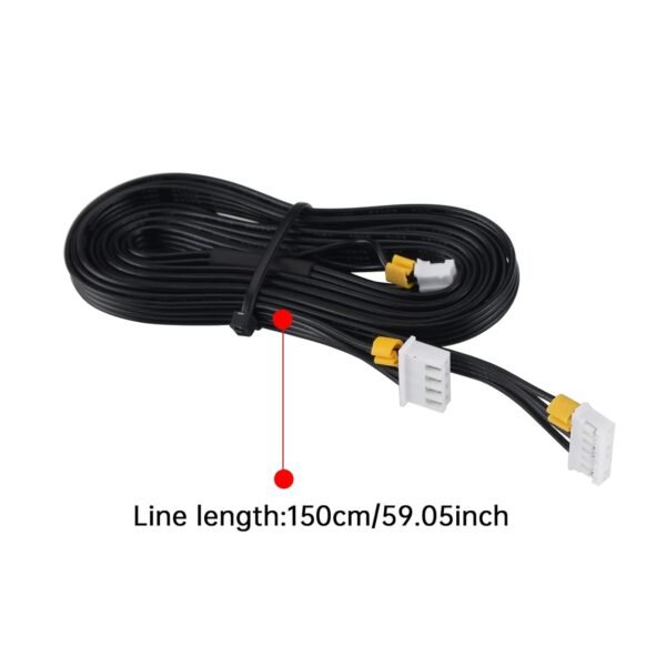 FYSETC 1PC Ender-3 Neo CR10 Dual Z Axis Stepper Motor Connecting Cable 1.5 M/59inch, XH 2.54 4Pin to PH2.0 6 Pin Compatible with Ender 3 Series CR-10S CR-10X CR-10 Pro 3D Printer Accessories - Image 2