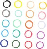 GLEAVI 20pcs Pen Filament Refills Compatible with Pens Pcl Low Temperature Printing Supplies for Art Crafts and DIY Projects