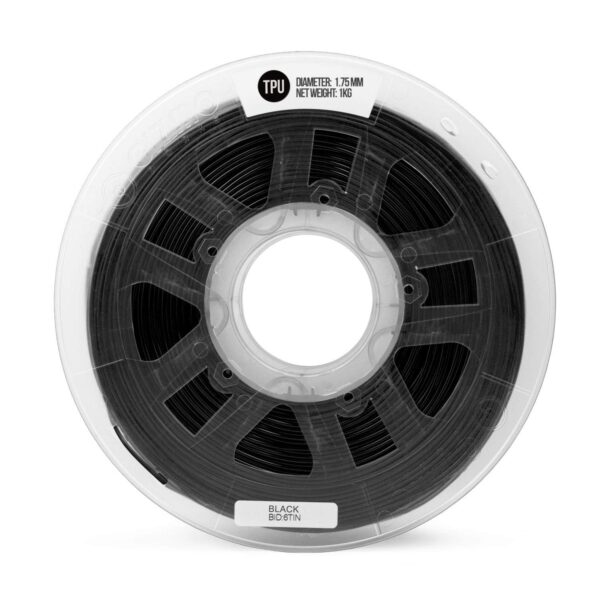 Gizmo Dorks Flexible TPU 3D Printer Filament 3mm (2.85mm) 1kg, Black - Image 2