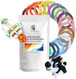 Goto Guard 3D Pen Filament Refills 20 Color 3D Pen Filament Total 200 Feet, Multicolor 3D Printing PLA Filament 1.75mm, Kids Safe for SCRIB3D P1 and MYNT3D Pens, Each Color About 10 Feet