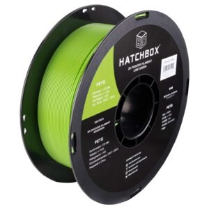 HATCHBOX 1.75mm Lime Green PETG 3D Printer Filament, 1 KG Spool, Dimensional Accuracy +/- 0.03 mm, 3D Printing Filament