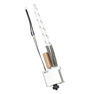 Hardened Hotend for T1/T1 Pro 0.6MM Print Head Extruder Kit Hot End Heater Block Heating Rod Cartridge 24V 70W Thermistor Hardened Nozzle for Flsun Printer Accessories Replacement