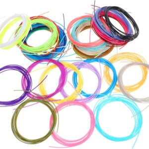 High Purity 3D Pen Filament 1.75mm Printer Filament 30 Rolls ABS for 3 Projects