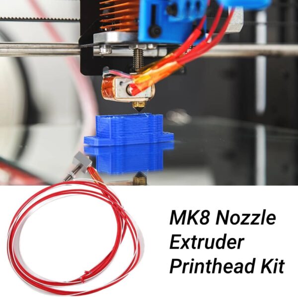 Hilitand Hot End Kit, Assembled Extruder Hot End Set 0.4mm Nozzle 3D Printer Extruder Parts Accessories - Image 2
