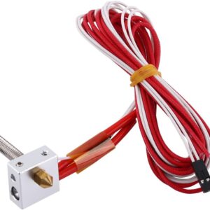 Hilitand Hot End Kit, Assembled Extruder Hot End Set 0.4mm Nozzle 3D Printer Extruder Parts Accessories