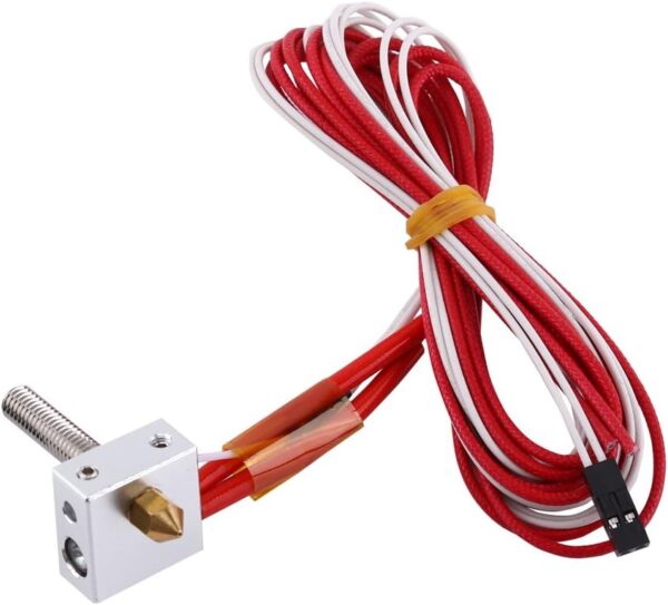 Hilitand Hot End Kit, Assembled Extruder Hot End Set 0.4mm Nozzle 3D Printer Extruder Parts Accessories