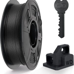 IEMAI PETG Carbon Fiber Filament 1.75mm, Matte Black PETG-CF, Heat-Resistant, High Strength & Rigidity 3D Printer Filament, 1kg Spool Designed for Complex Models and Functional Parts