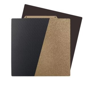 IdeaFormer 235x235mm Double Sided Build Plate Carbon Fiber PET+Coated Textured PEI Flexible Build Plate for Ender 3/3 Pro/ 3 V2/ 5/5 Pro/Neptune 3 Pro/Voxelab Aquila/C2/X2 (with Magnetic Base)