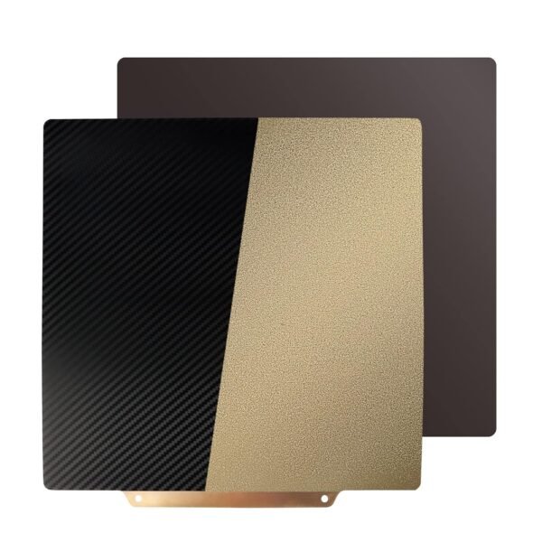 IdeaFormer 235x235mm Double Sided Build Plate Carbon Fiber PET+Coated Textured PEI Flexible Build Plate for Ender 3/3 Pro/ 3 V2/ 5/5 Pro/Neptune 3 Pro/Voxelab Aquila/C2/X2 (with Magnetic Base) - Image 2