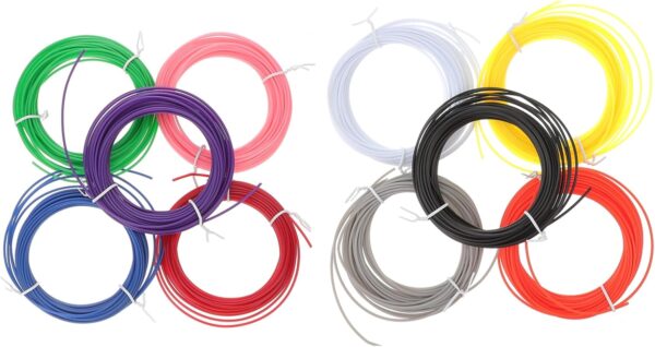 LIFKOME 10pcs High Temperature Printing Pen Filament Colors for Smooth Printing and Creative Projects for Art and Craft Enthusiasts